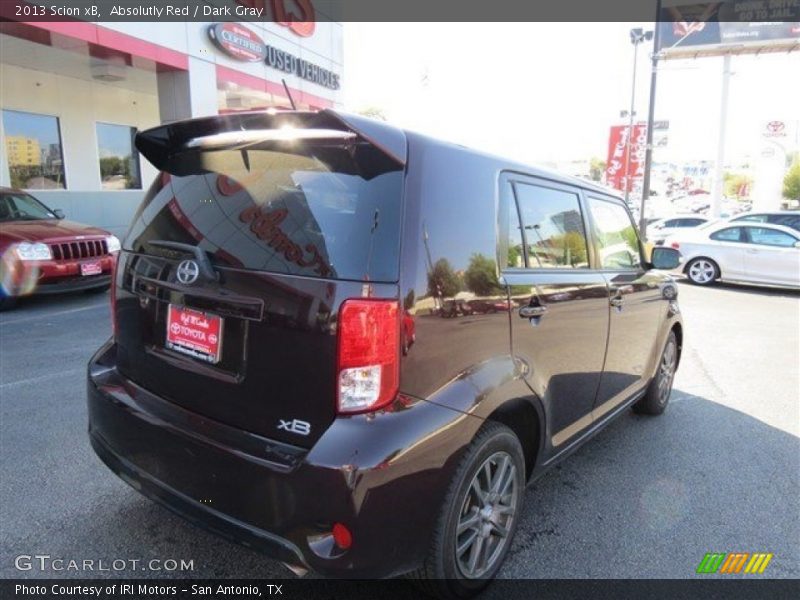 Absolutly Red / Dark Gray 2013 Scion xB