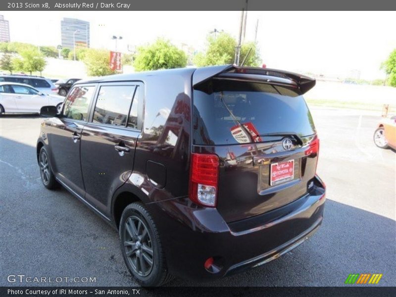 Absolutly Red / Dark Gray 2013 Scion xB