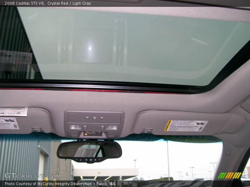 Crystal Red / Light Gray 2008 Cadillac STS V8