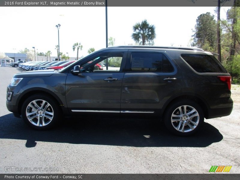 Magnetic Metallic / Ebony Black 2016 Ford Explorer XLT