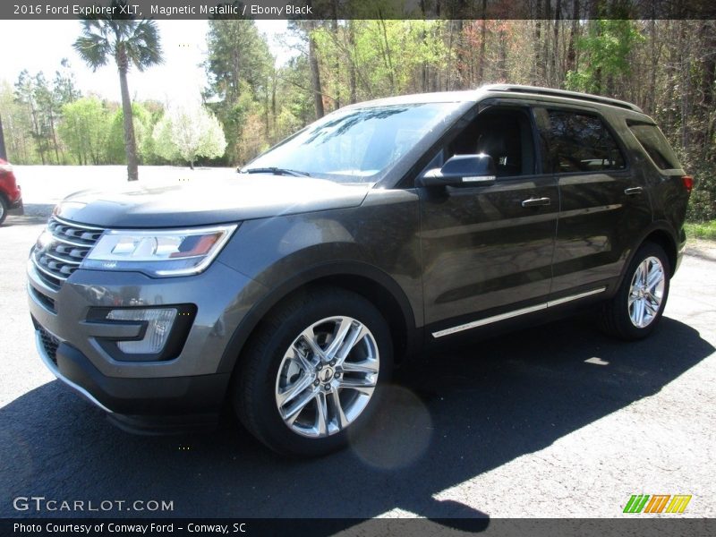 Magnetic Metallic / Ebony Black 2016 Ford Explorer XLT