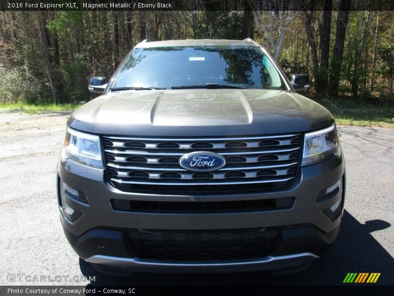 Magnetic Metallic / Ebony Black 2016 Ford Explorer XLT