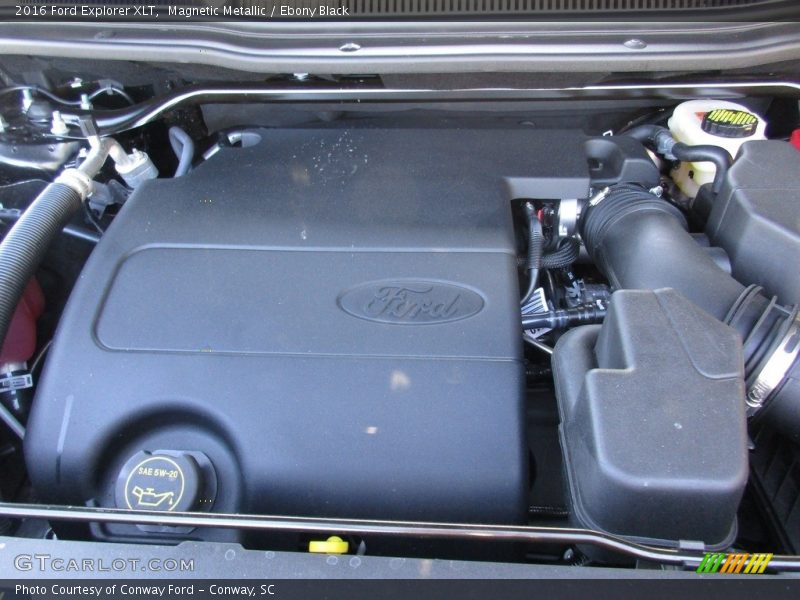 Magnetic Metallic / Ebony Black 2016 Ford Explorer XLT