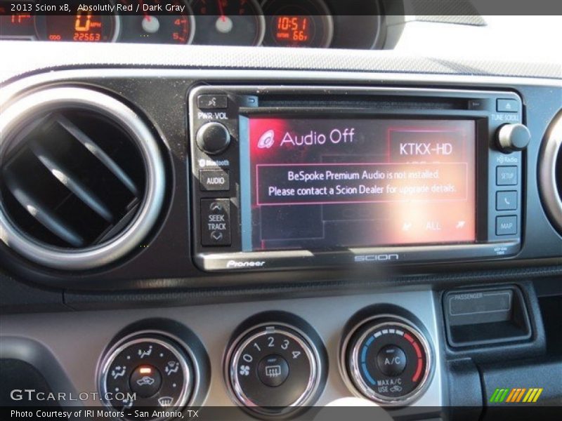 Absolutly Red / Dark Gray 2013 Scion xB