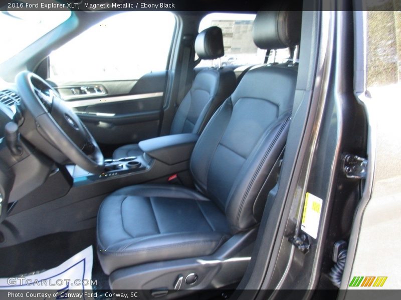 Magnetic Metallic / Ebony Black 2016 Ford Explorer XLT