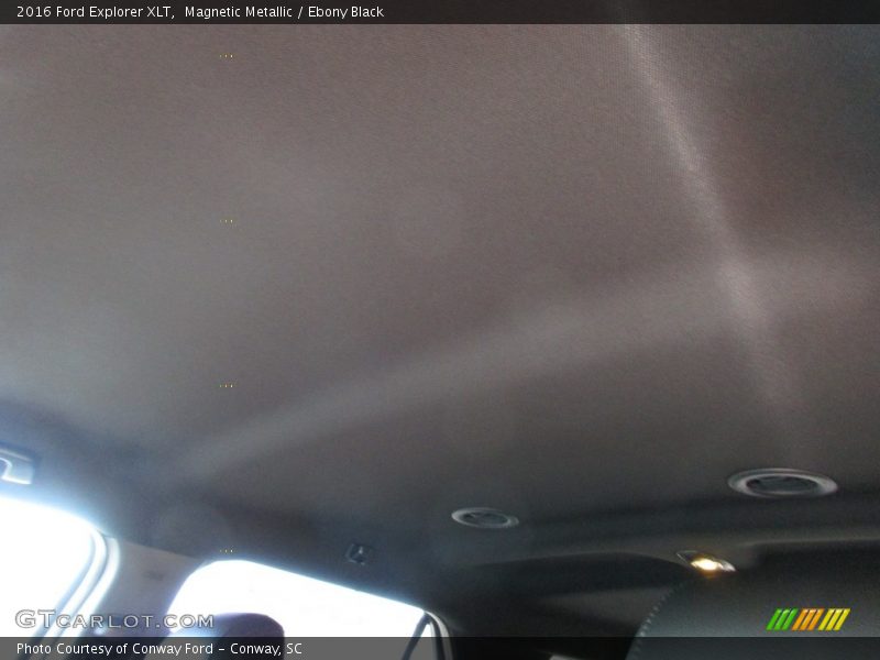 Magnetic Metallic / Ebony Black 2016 Ford Explorer XLT