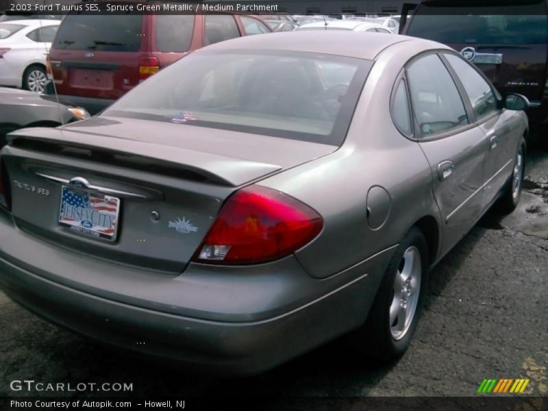 Spruce Green Metallic / Medium Parchment 2003 Ford Taurus SES