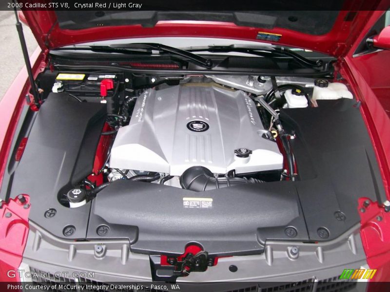 Crystal Red / Light Gray 2008 Cadillac STS V8