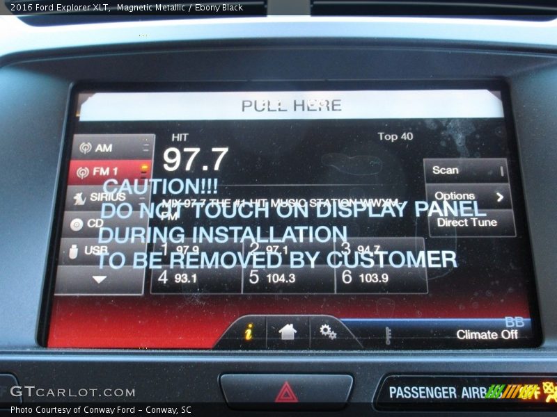 Magnetic Metallic / Ebony Black 2016 Ford Explorer XLT
