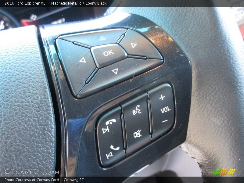 Magnetic Metallic / Ebony Black 2016 Ford Explorer XLT