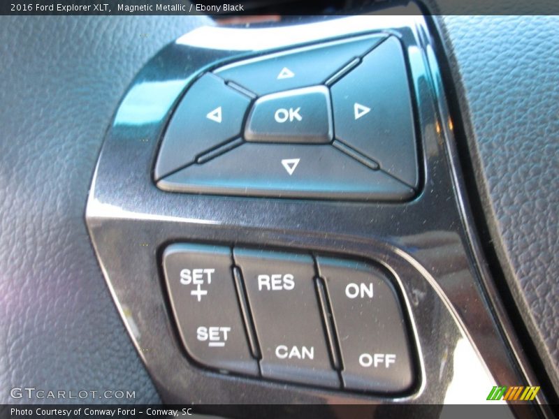 Magnetic Metallic / Ebony Black 2016 Ford Explorer XLT