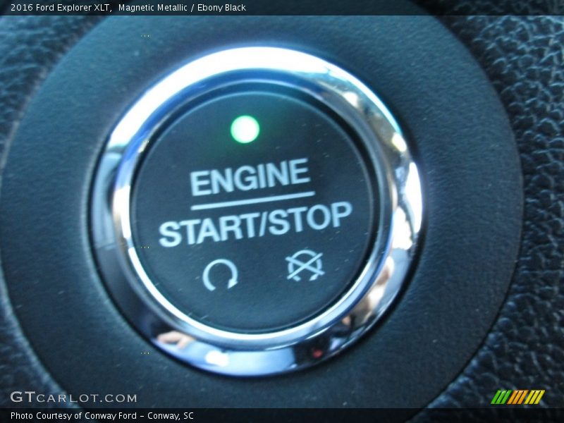 Magnetic Metallic / Ebony Black 2016 Ford Explorer XLT