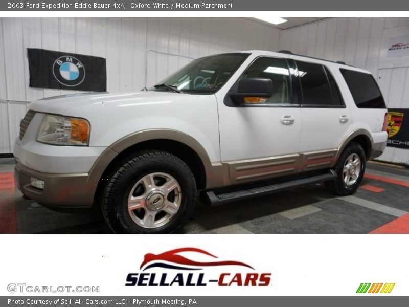 Oxford White / Medium Parchment 2003 Ford Expedition Eddie Bauer 4x4