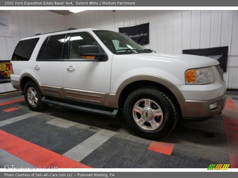 Oxford White / Medium Parchment 2003 Ford Expedition Eddie Bauer 4x4