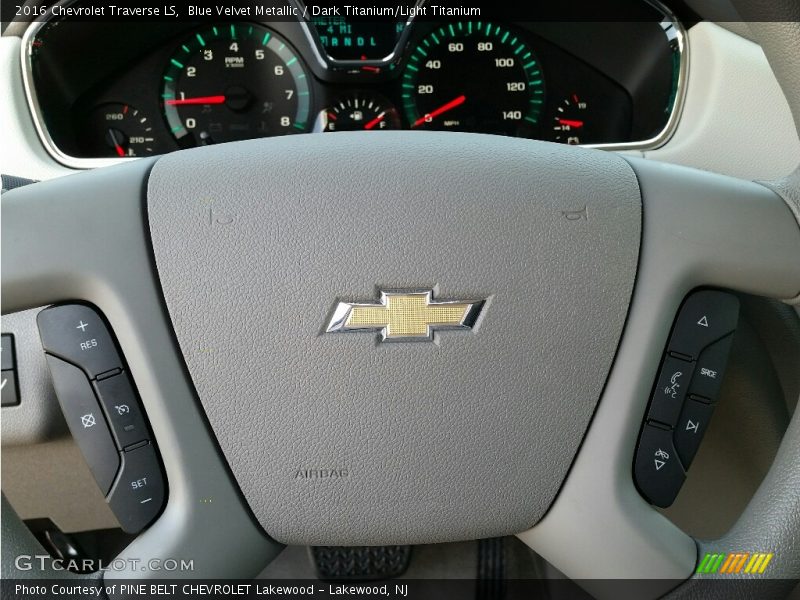 Blue Velvet Metallic / Dark Titanium/Light Titanium 2016 Chevrolet Traverse LS