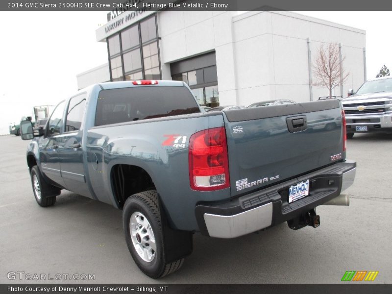 Heritage Blue Metallic / Ebony 2014 GMC Sierra 2500HD SLE Crew Cab 4x4