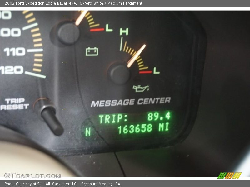 Oxford White / Medium Parchment 2003 Ford Expedition Eddie Bauer 4x4
