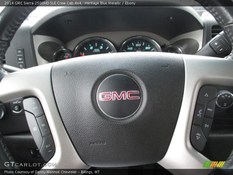 Heritage Blue Metallic / Ebony 2014 GMC Sierra 2500HD SLE Crew Cab 4x4