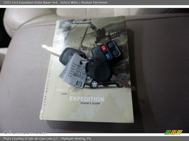 Oxford White / Medium Parchment 2003 Ford Expedition Eddie Bauer 4x4