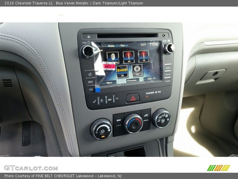 Blue Velvet Metallic / Dark Titanium/Light Titanium 2016 Chevrolet Traverse LS
