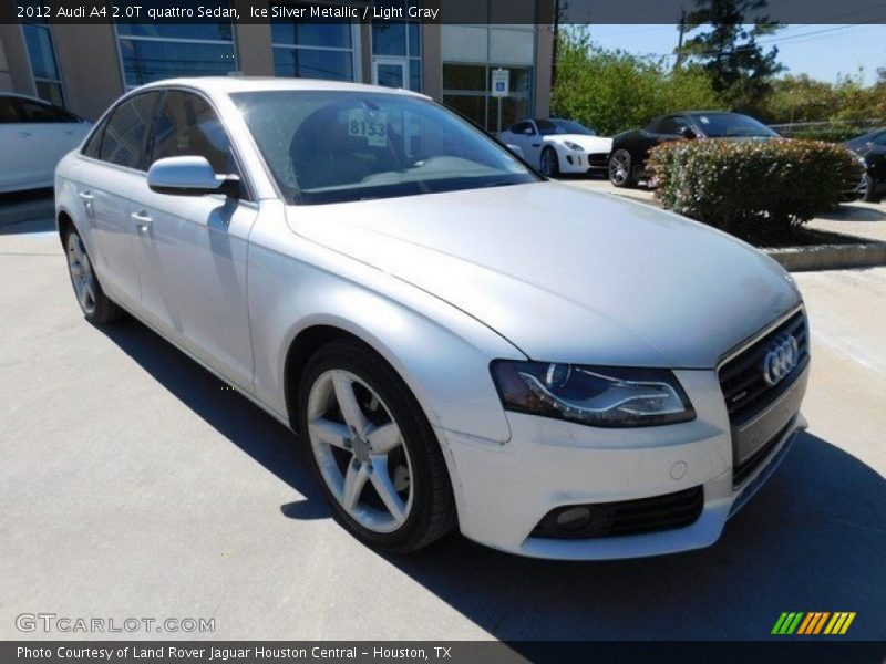 Ice Silver Metallic / Light Gray 2012 Audi A4 2.0T quattro Sedan