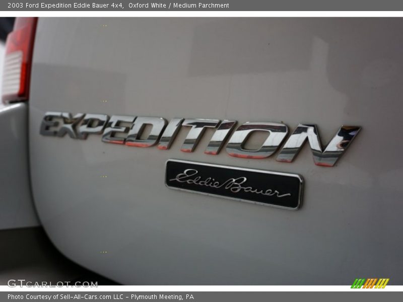 Oxford White / Medium Parchment 2003 Ford Expedition Eddie Bauer 4x4