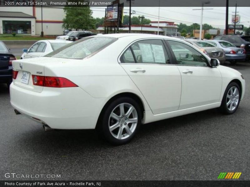 Premium White Pearl / Parchment 2005 Acura TSX Sedan