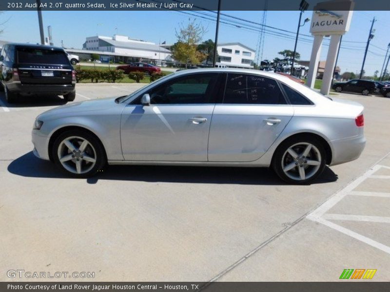 Ice Silver Metallic / Light Gray 2012 Audi A4 2.0T quattro Sedan