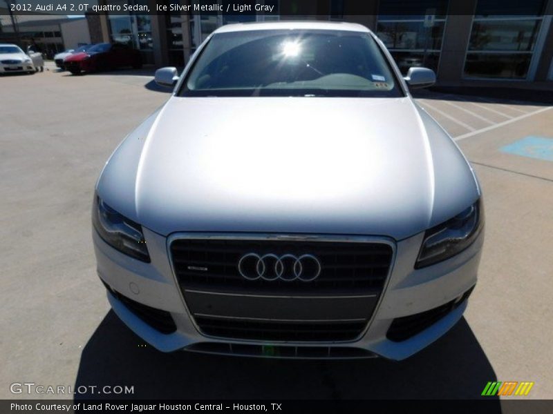 Ice Silver Metallic / Light Gray 2012 Audi A4 2.0T quattro Sedan