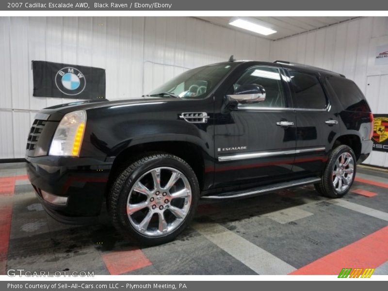 Black Raven / Ebony/Ebony 2007 Cadillac Escalade AWD