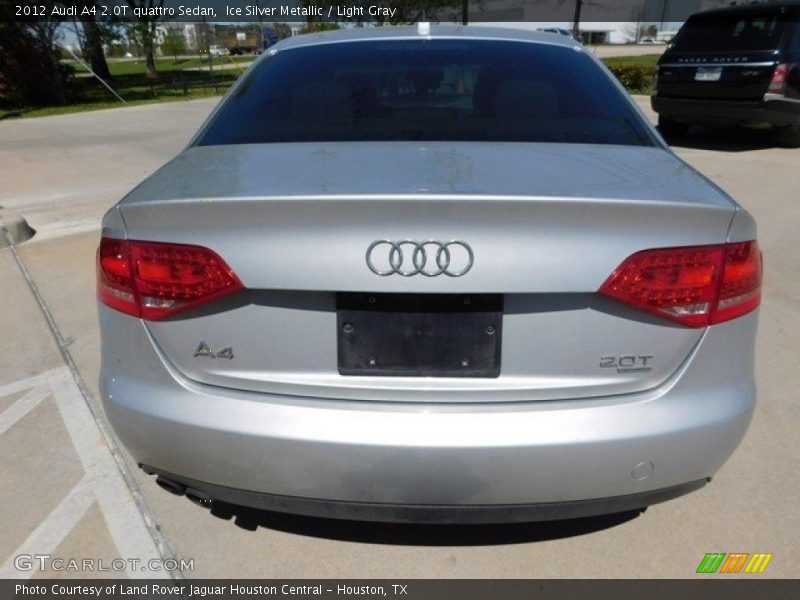 Ice Silver Metallic / Light Gray 2012 Audi A4 2.0T quattro Sedan