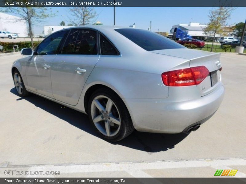 Ice Silver Metallic / Light Gray 2012 Audi A4 2.0T quattro Sedan