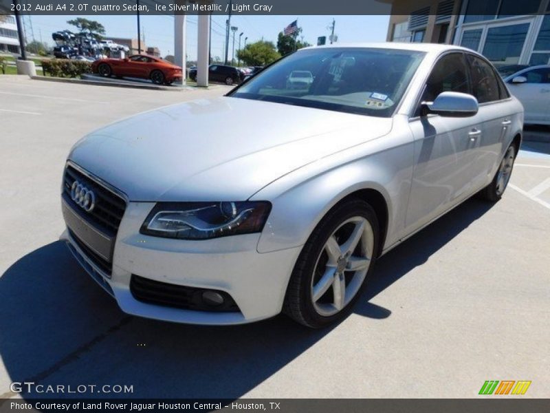 Ice Silver Metallic / Light Gray 2012 Audi A4 2.0T quattro Sedan