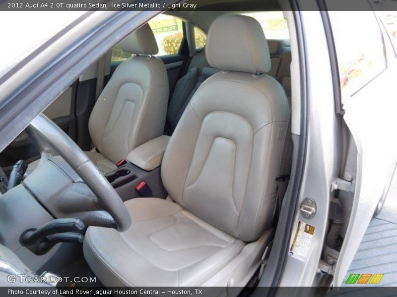 Ice Silver Metallic / Light Gray 2012 Audi A4 2.0T quattro Sedan