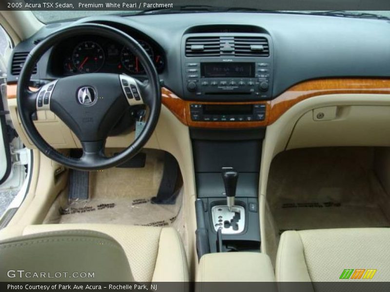 Premium White Pearl / Parchment 2005 Acura TSX Sedan