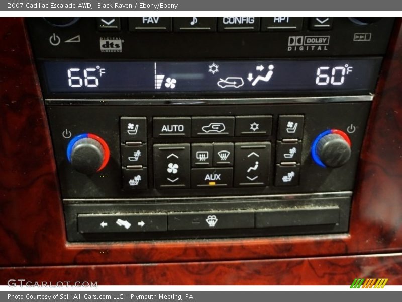 Black Raven / Ebony/Ebony 2007 Cadillac Escalade AWD
