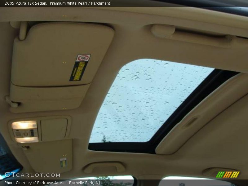 Premium White Pearl / Parchment 2005 Acura TSX Sedan