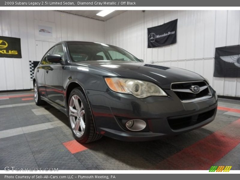 Diamond Gray Metallic / Off Black 2009 Subaru Legacy 2.5i Limited Sedan