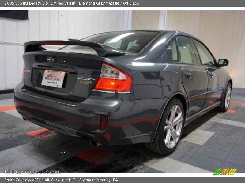 Diamond Gray Metallic / Off Black 2009 Subaru Legacy 2.5i Limited Sedan