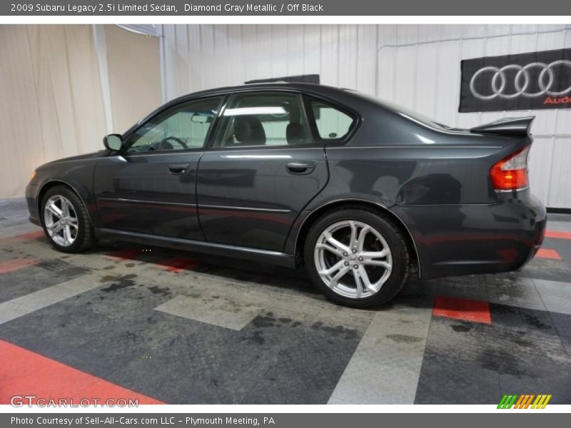 Diamond Gray Metallic / Off Black 2009 Subaru Legacy 2.5i Limited Sedan