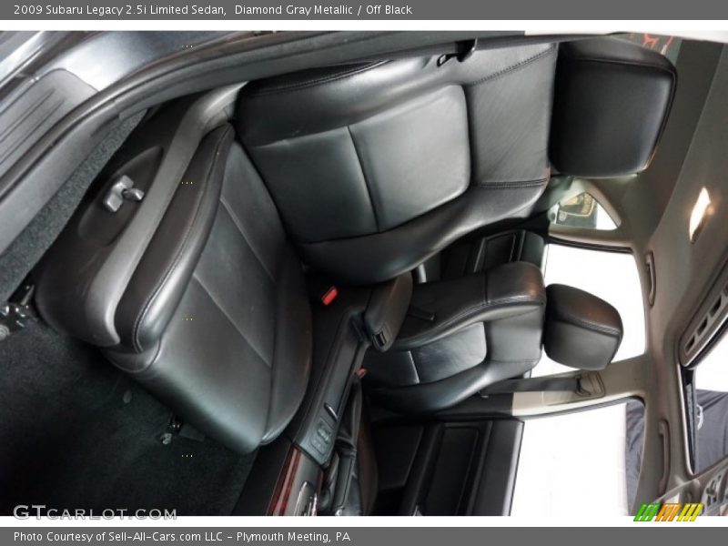 Diamond Gray Metallic / Off Black 2009 Subaru Legacy 2.5i Limited Sedan
