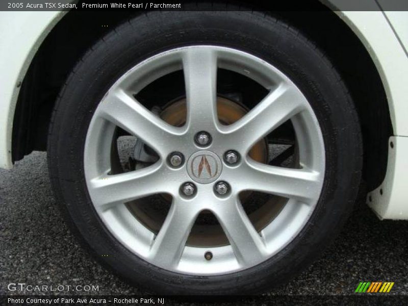 Premium White Pearl / Parchment 2005 Acura TSX Sedan