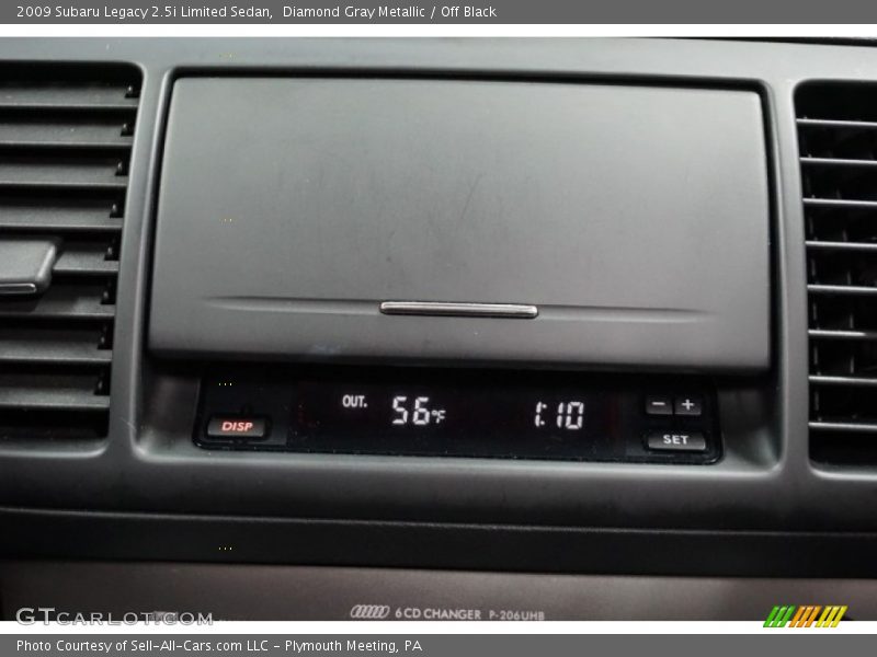 Diamond Gray Metallic / Off Black 2009 Subaru Legacy 2.5i Limited Sedan