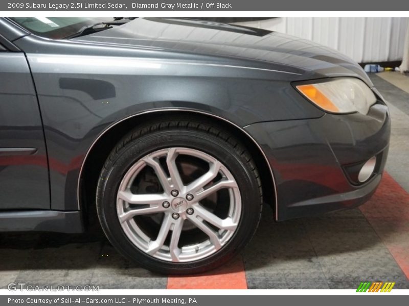Diamond Gray Metallic / Off Black 2009 Subaru Legacy 2.5i Limited Sedan