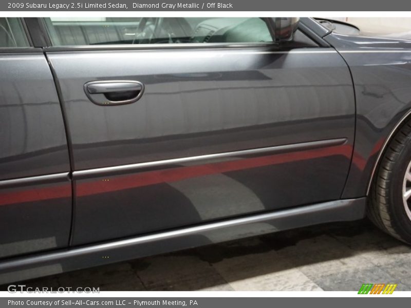 Diamond Gray Metallic / Off Black 2009 Subaru Legacy 2.5i Limited Sedan