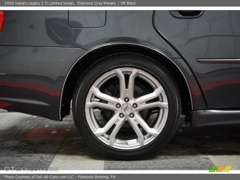 Diamond Gray Metallic / Off Black 2009 Subaru Legacy 2.5i Limited Sedan