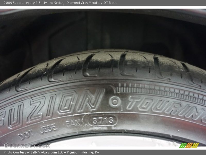 Diamond Gray Metallic / Off Black 2009 Subaru Legacy 2.5i Limited Sedan