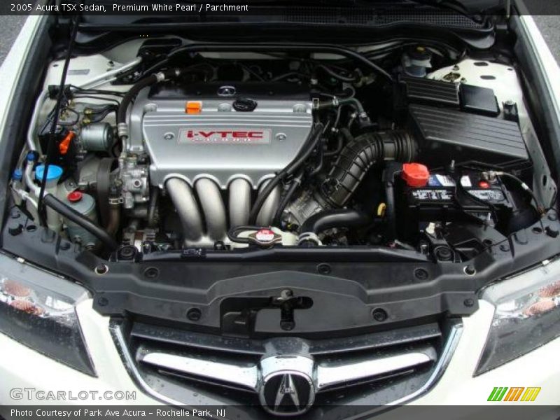 Premium White Pearl / Parchment 2005 Acura TSX Sedan