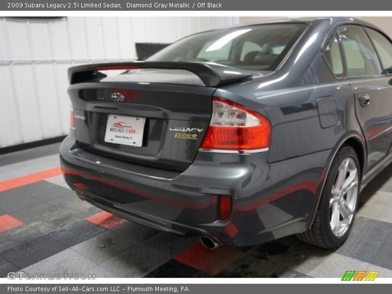 Diamond Gray Metallic / Off Black 2009 Subaru Legacy 2.5i Limited Sedan