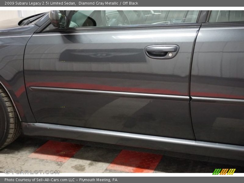 Diamond Gray Metallic / Off Black 2009 Subaru Legacy 2.5i Limited Sedan